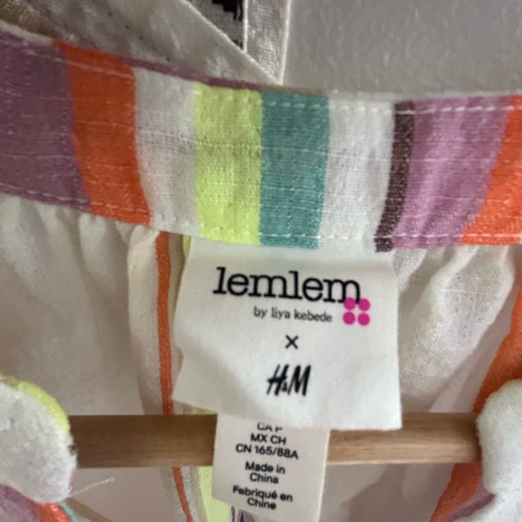 Lemlem x H&M Rainbow Stripe Maxi Dress - Picture 3 of 7